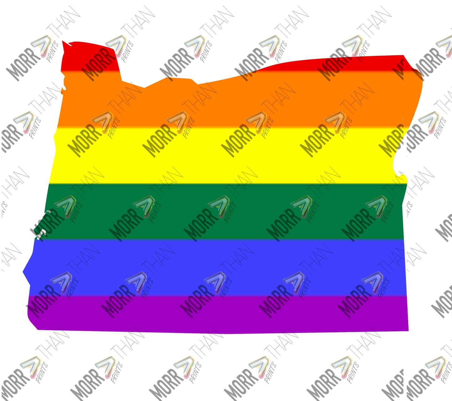 Oregon Pride State Outline
