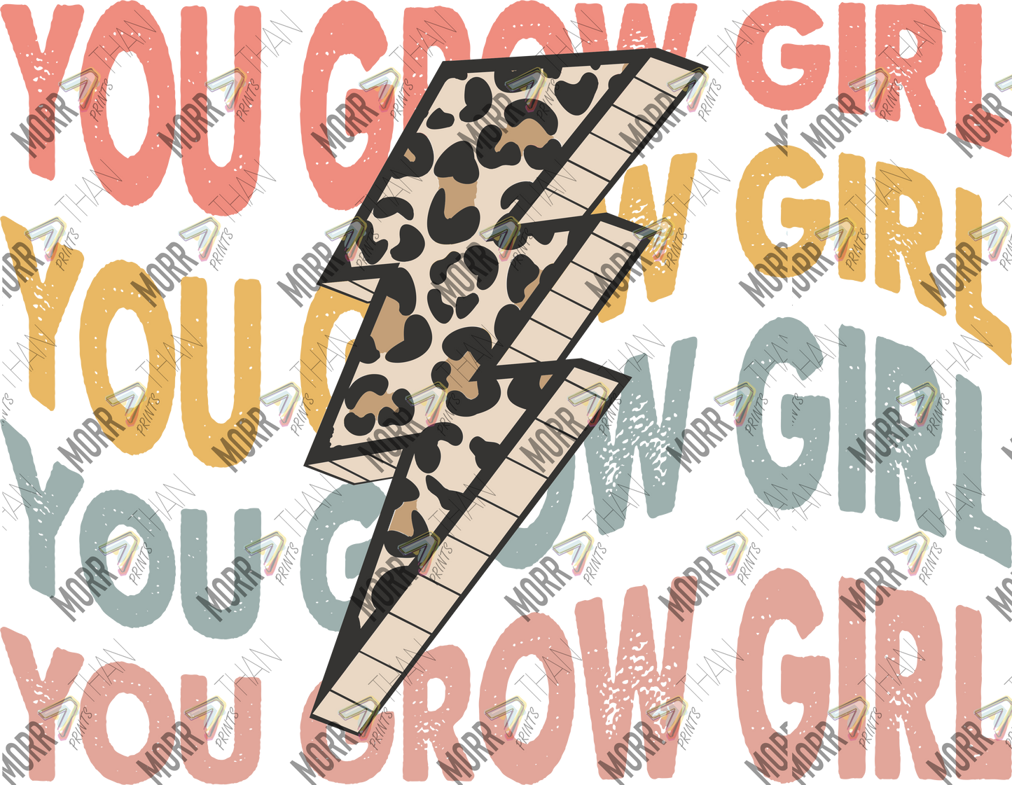 You Grow Girl Leopard Bolt