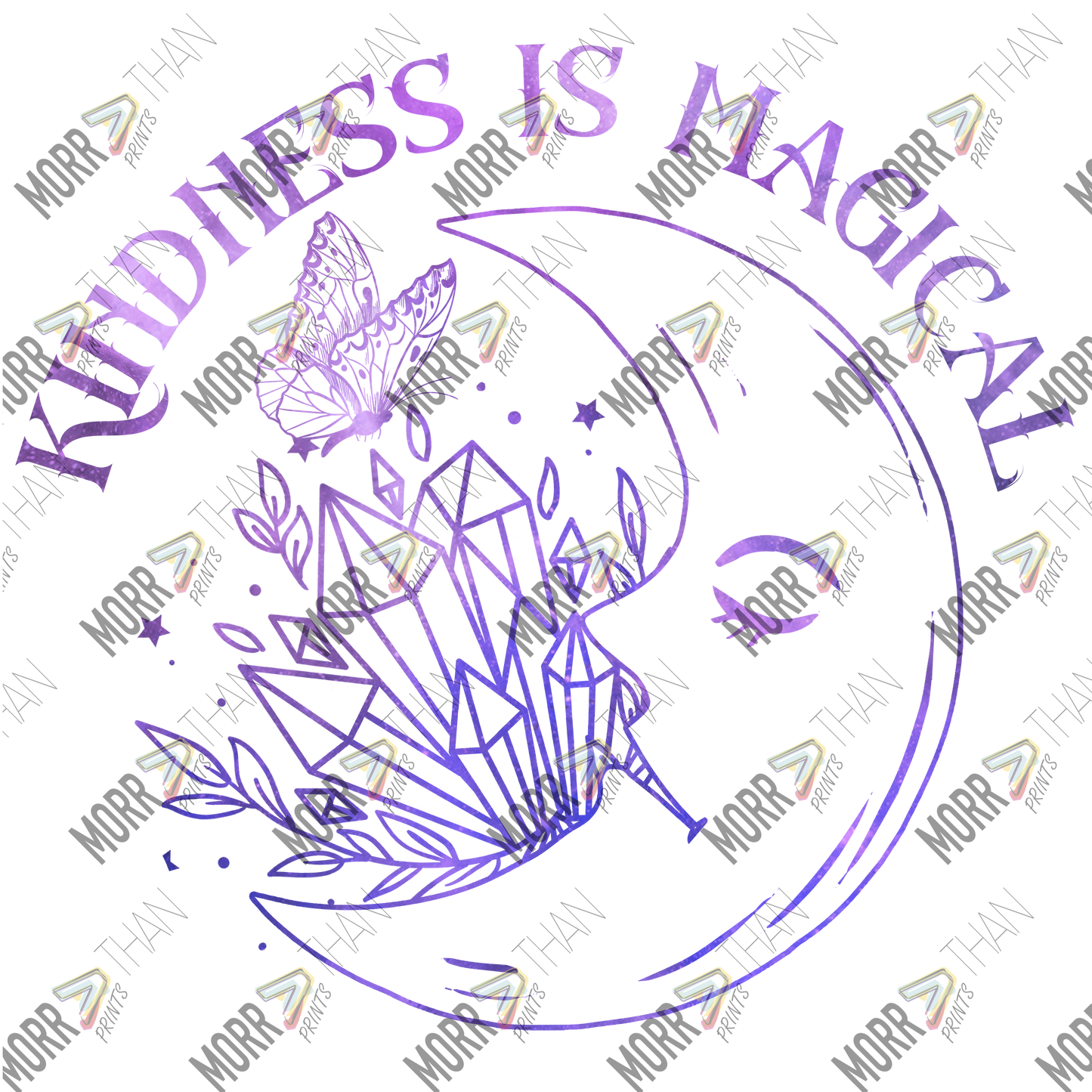 Kindness Is Magical Crystals and Moon
