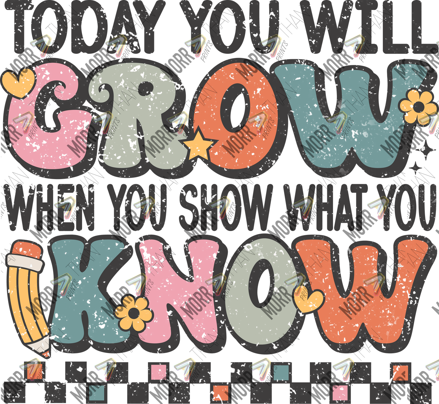 Show What You Know Pencil