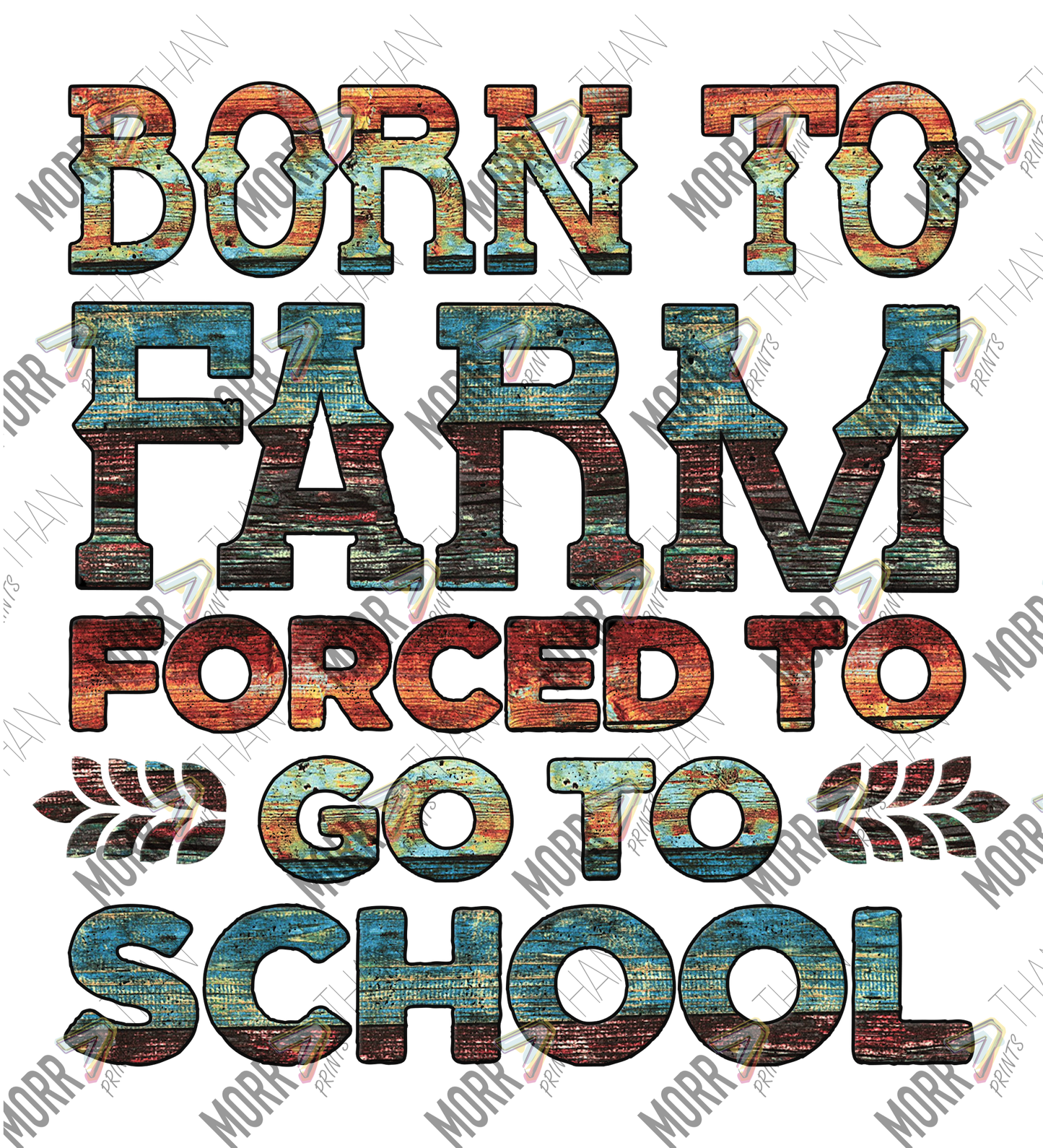 Born To Farm Forced To Go To School
