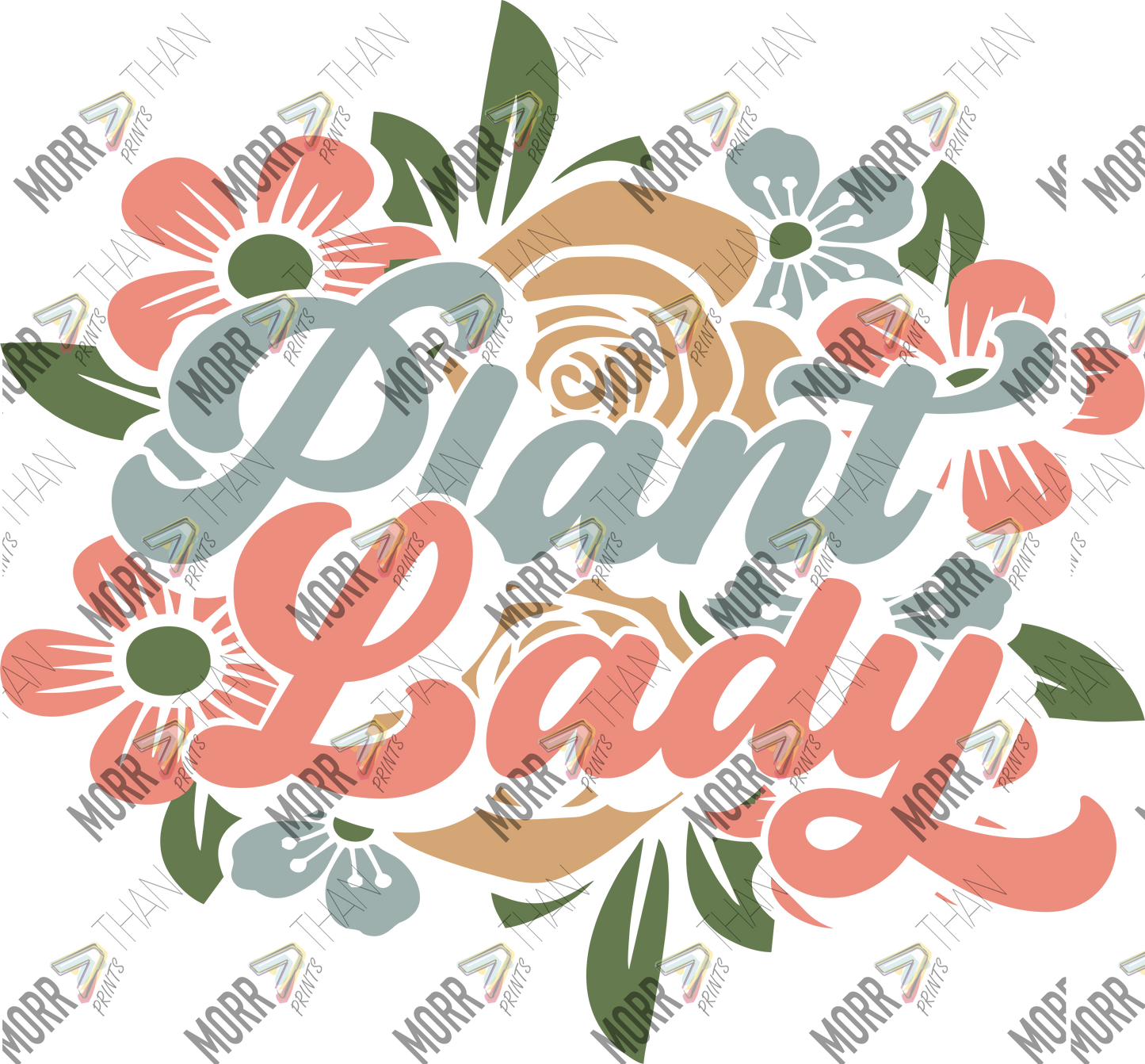 Plant Lady Plant Stencil