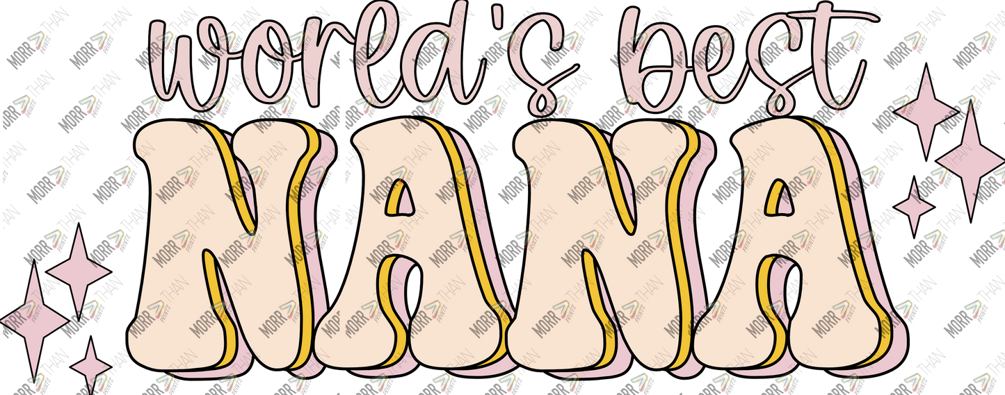 Worlds Best Nana Sparkle