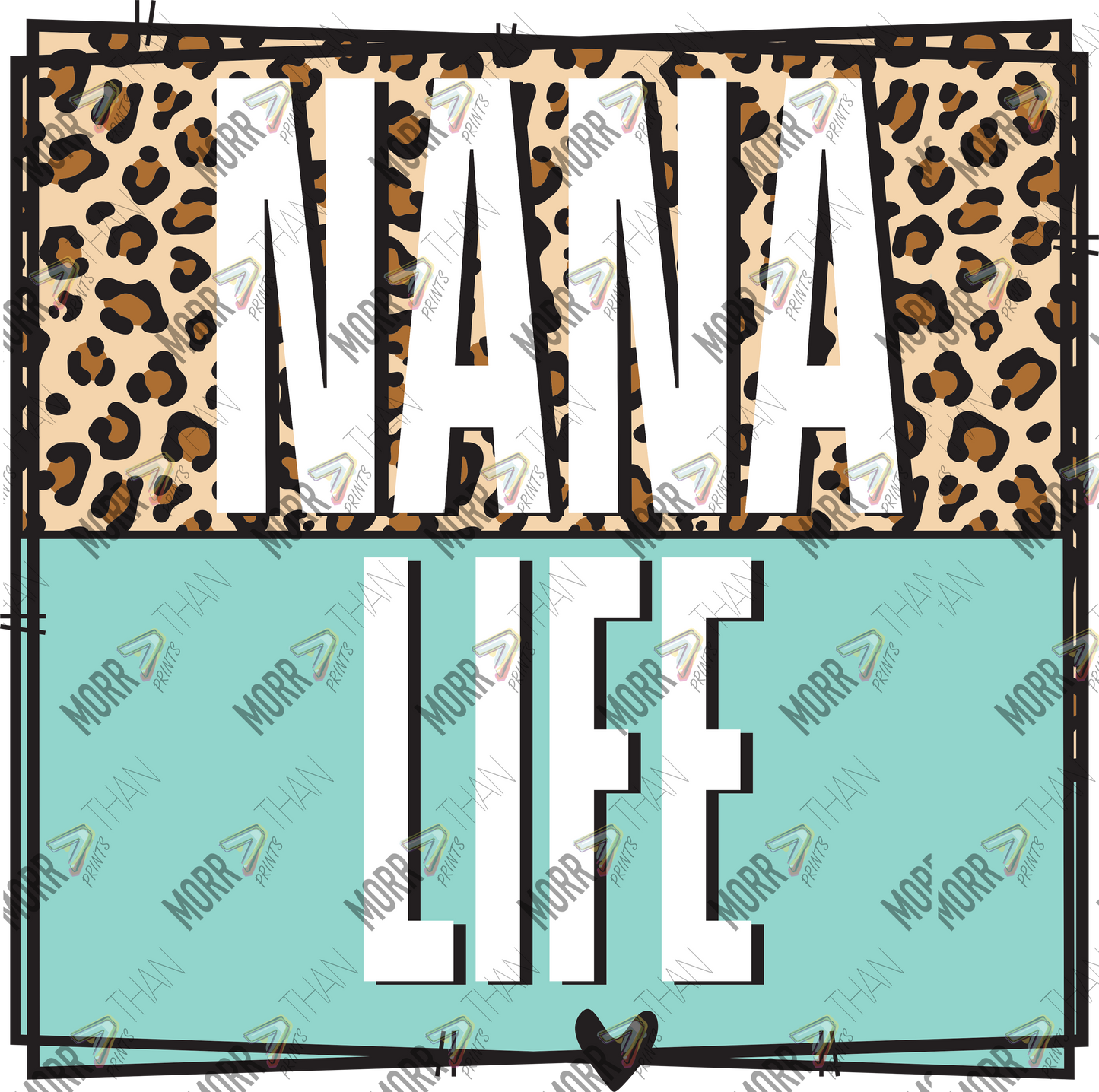 Nana Life Split Portrait