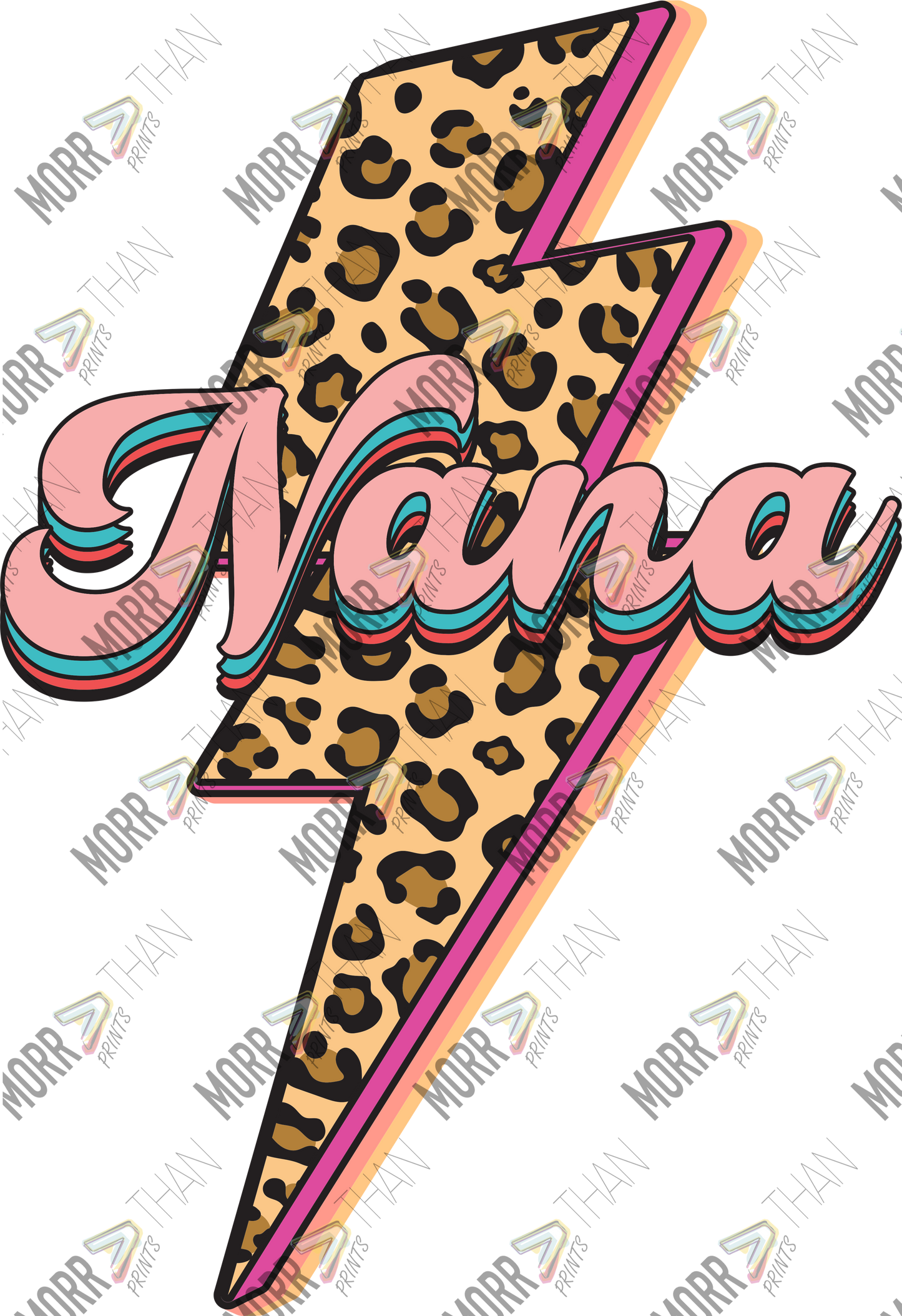 Nana Leopard Lightning Bolt