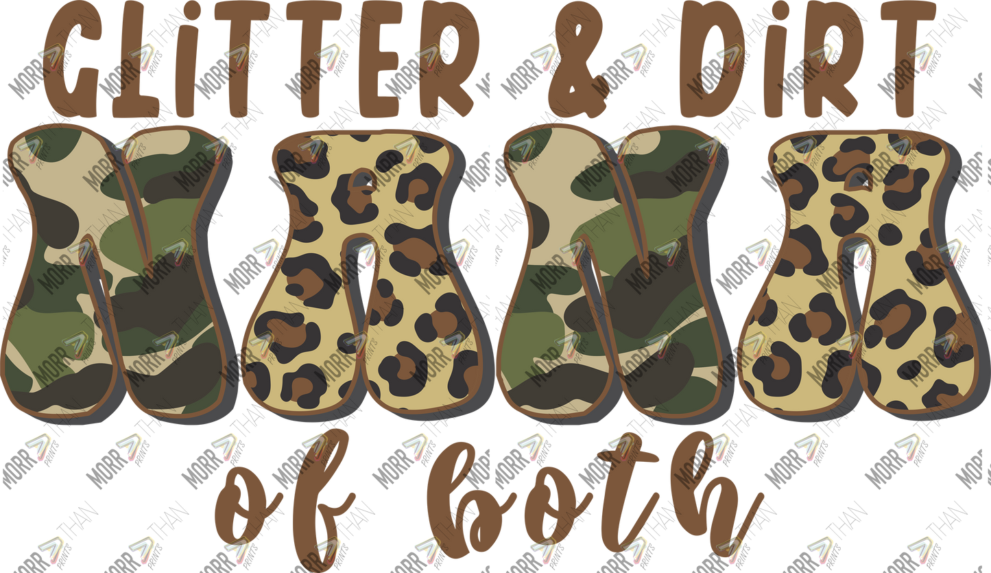 Glitter and Dirt Nana Camo Leopard