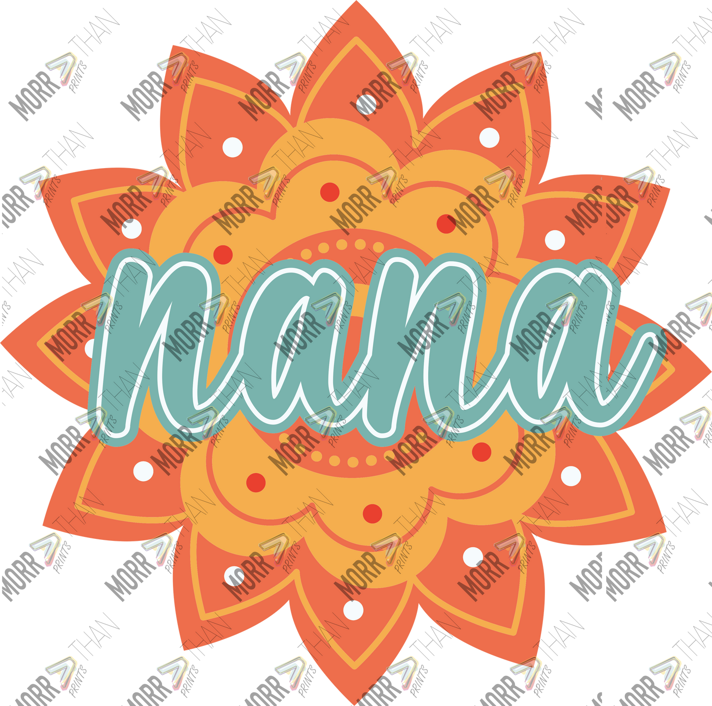 Nana Orange Mandala