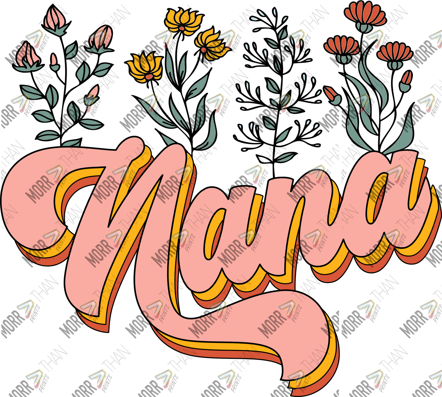 Nana Wavy Flowers Growing