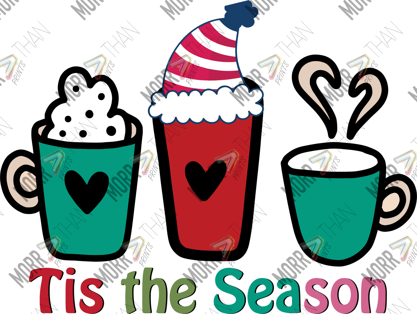 Tis the Season Coffee Art