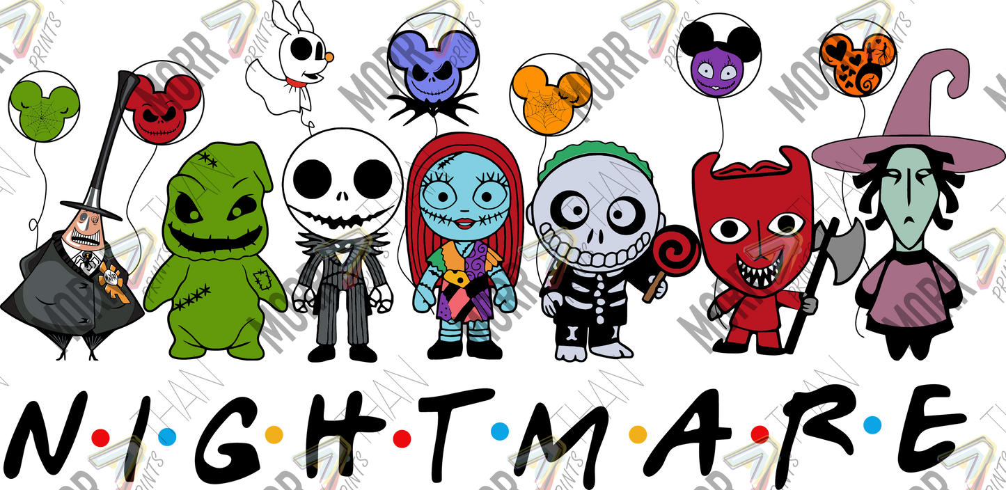 Nightmare Characters Balloons