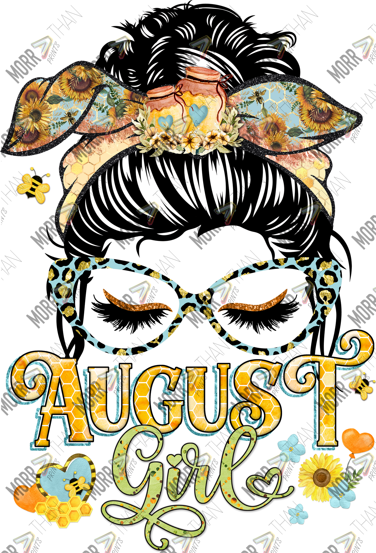 August Girl Messy Bun