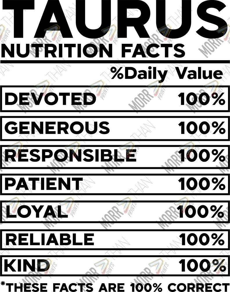 Taurus Label Facts