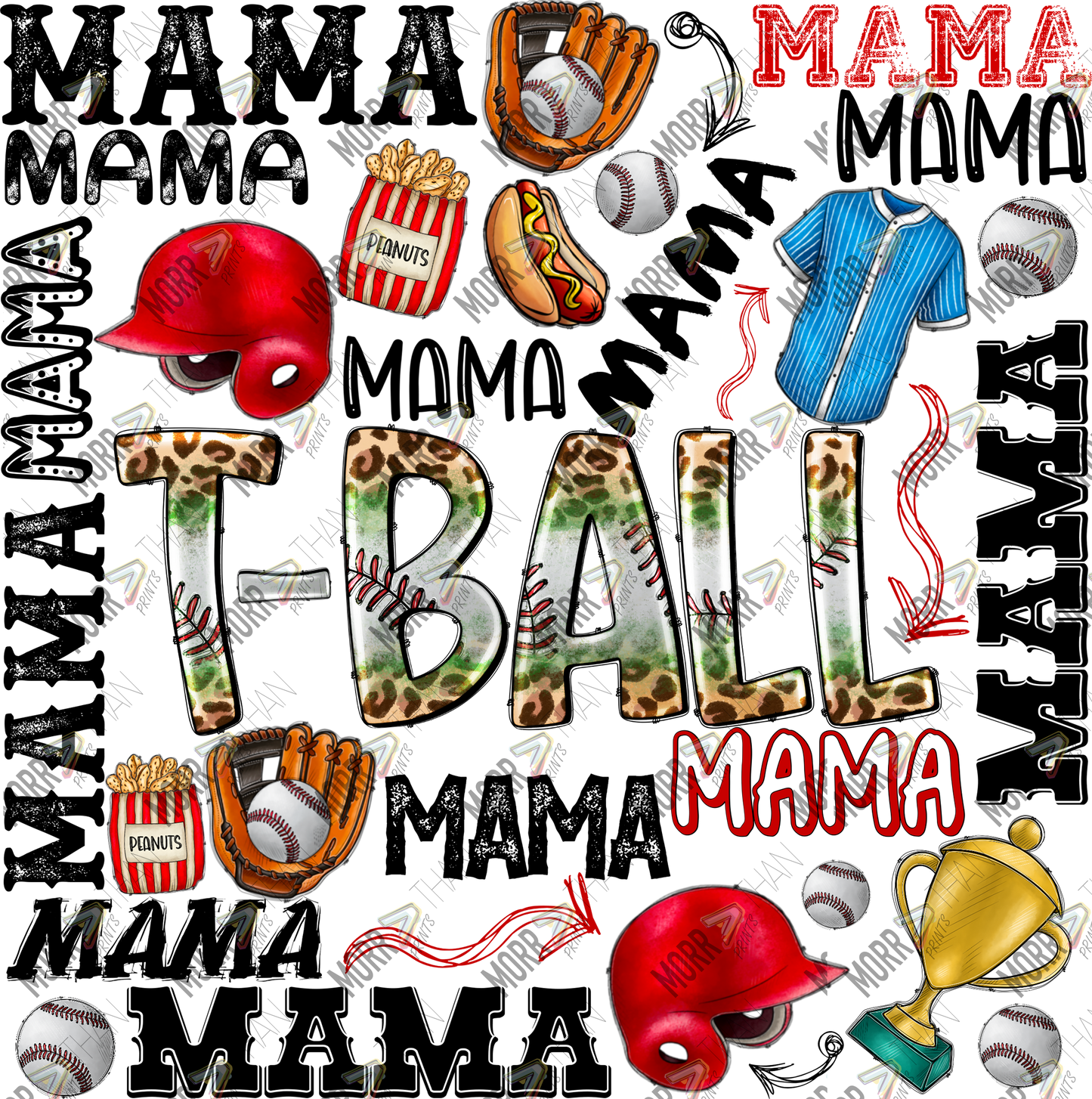 T-Ball Mama Collage