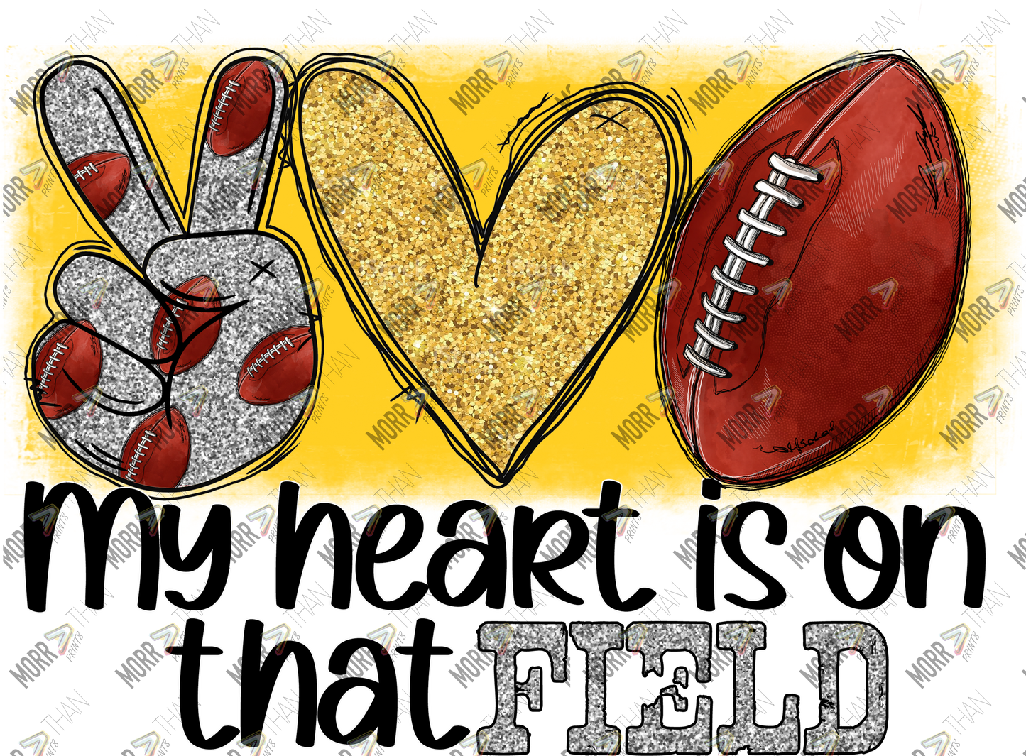 My Heart Is On That Field Football