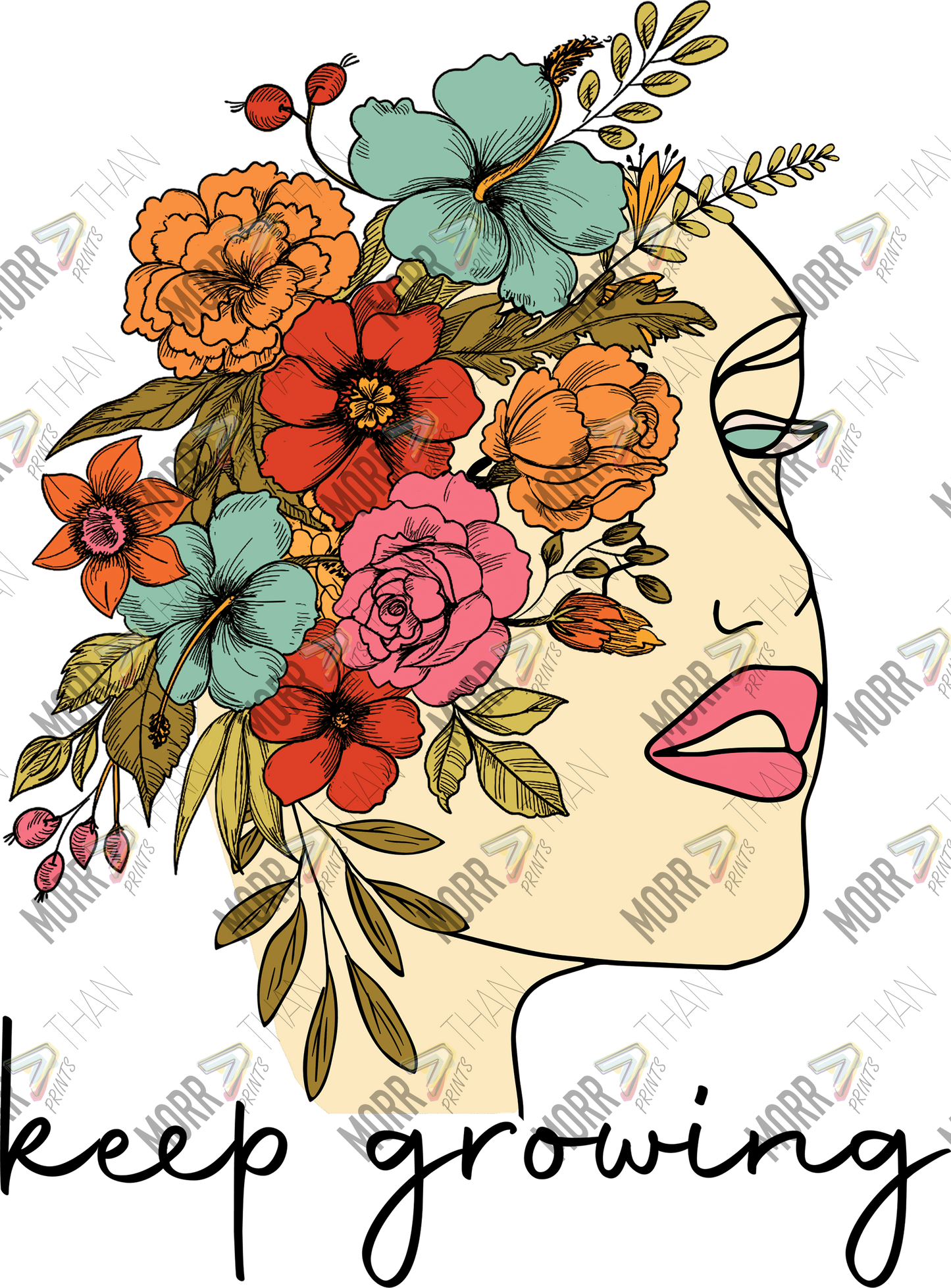 Keep Growing Floral Head