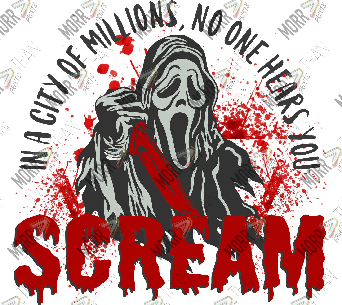 No One Hears You Scream DTF Print