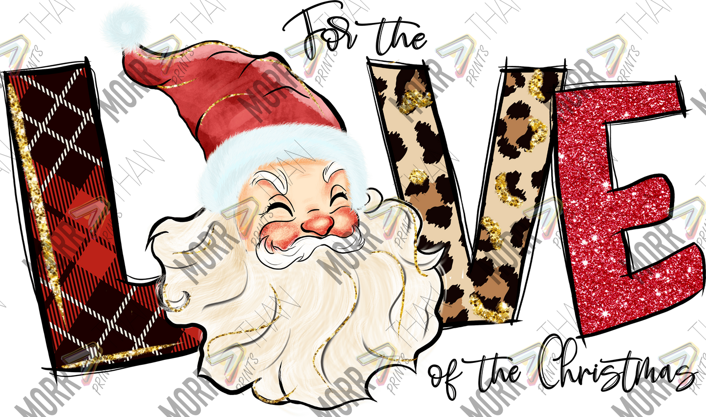 For the Love of Christmas Santa Head