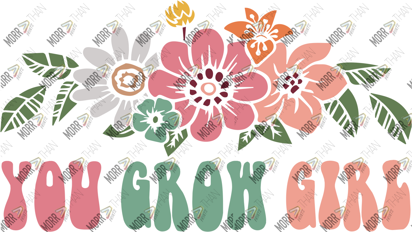 You Grow Girl Stencil