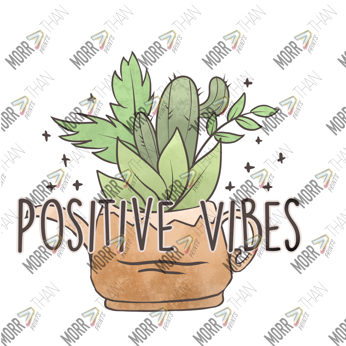 Positive Vibes Plant Watering Can