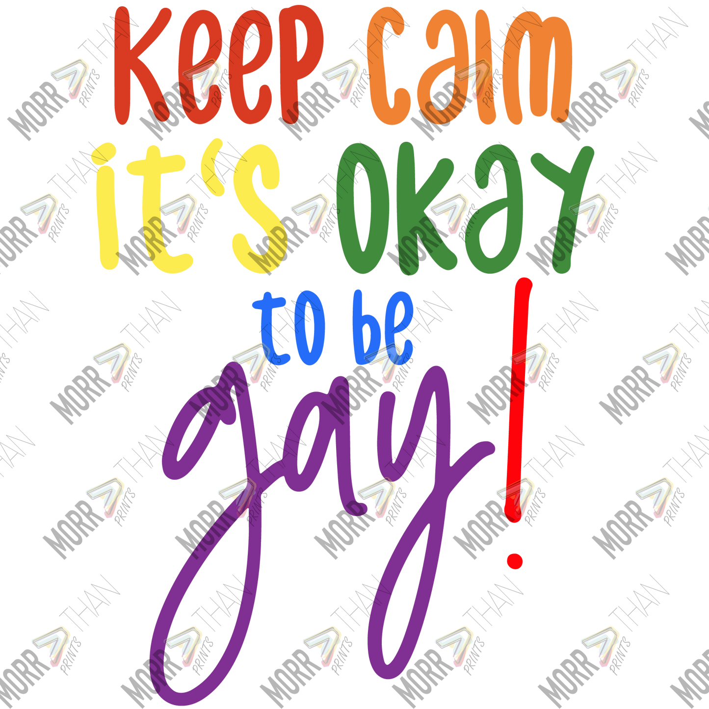 Keep Calm It's Okay To Be Gay