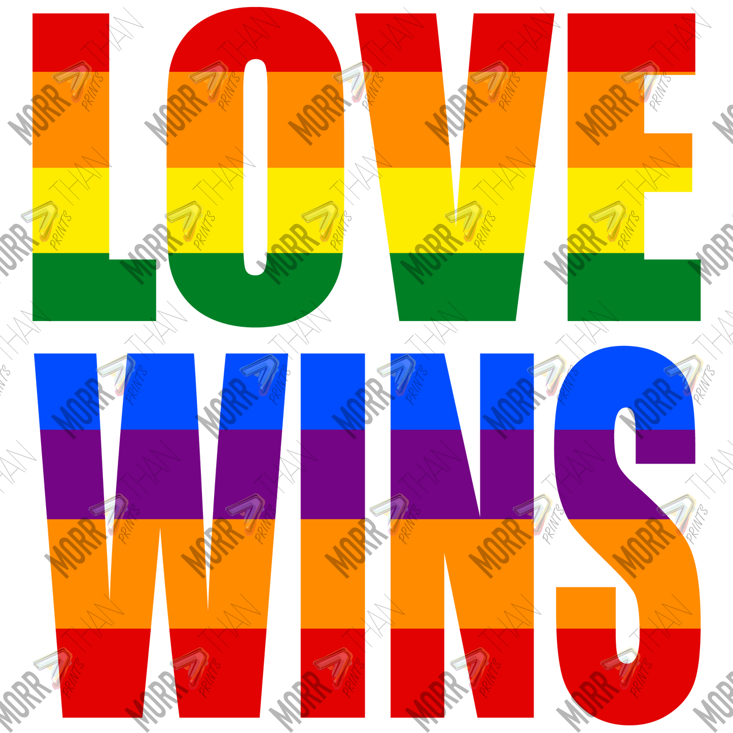 Love Wins Striped