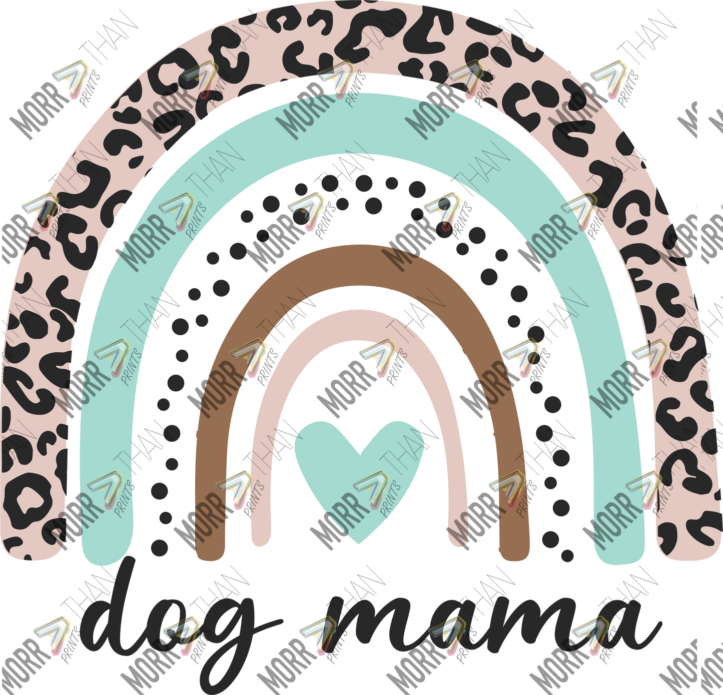 Dog Mama Leopard Arches