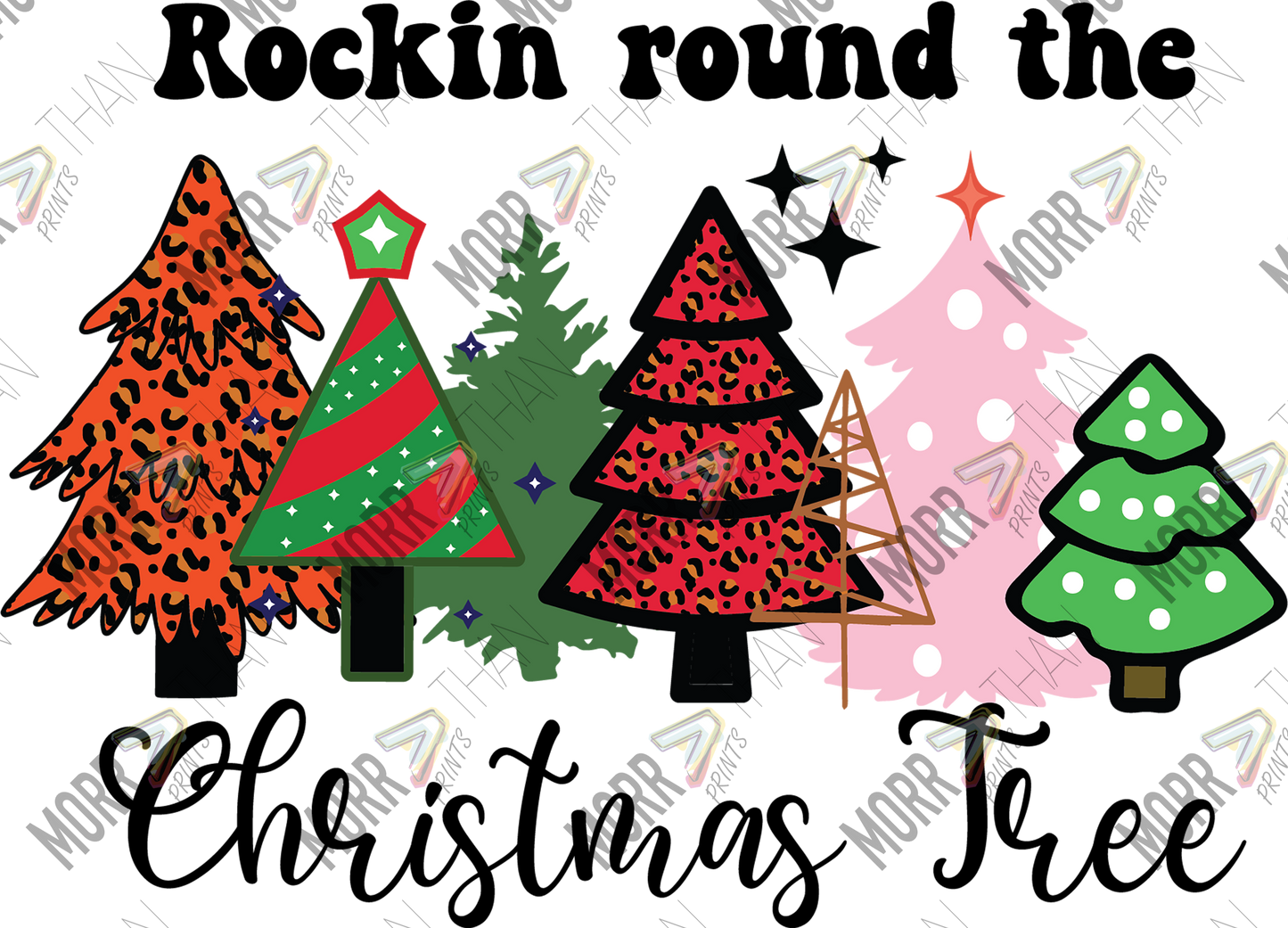 Rockin Round the Christmas Tree Illustration