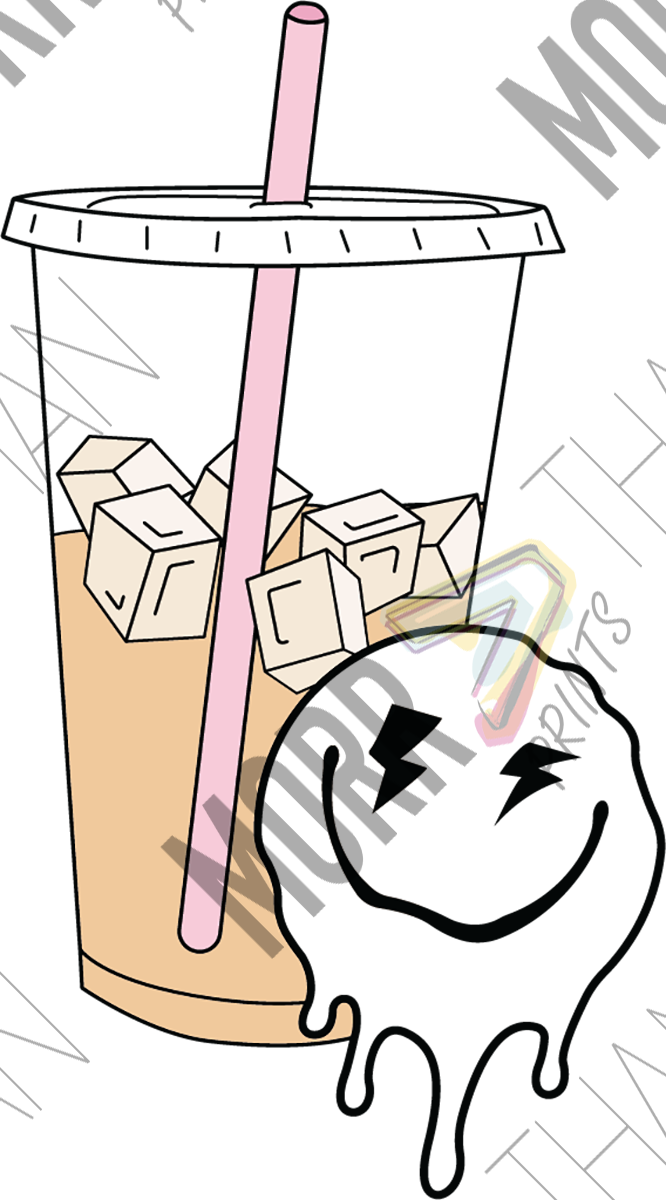 Iced Coffee and Dry Shampoo DTF Print