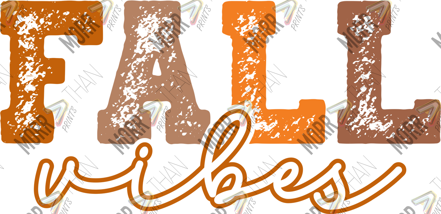 Fall Vibes Bold DTF Print