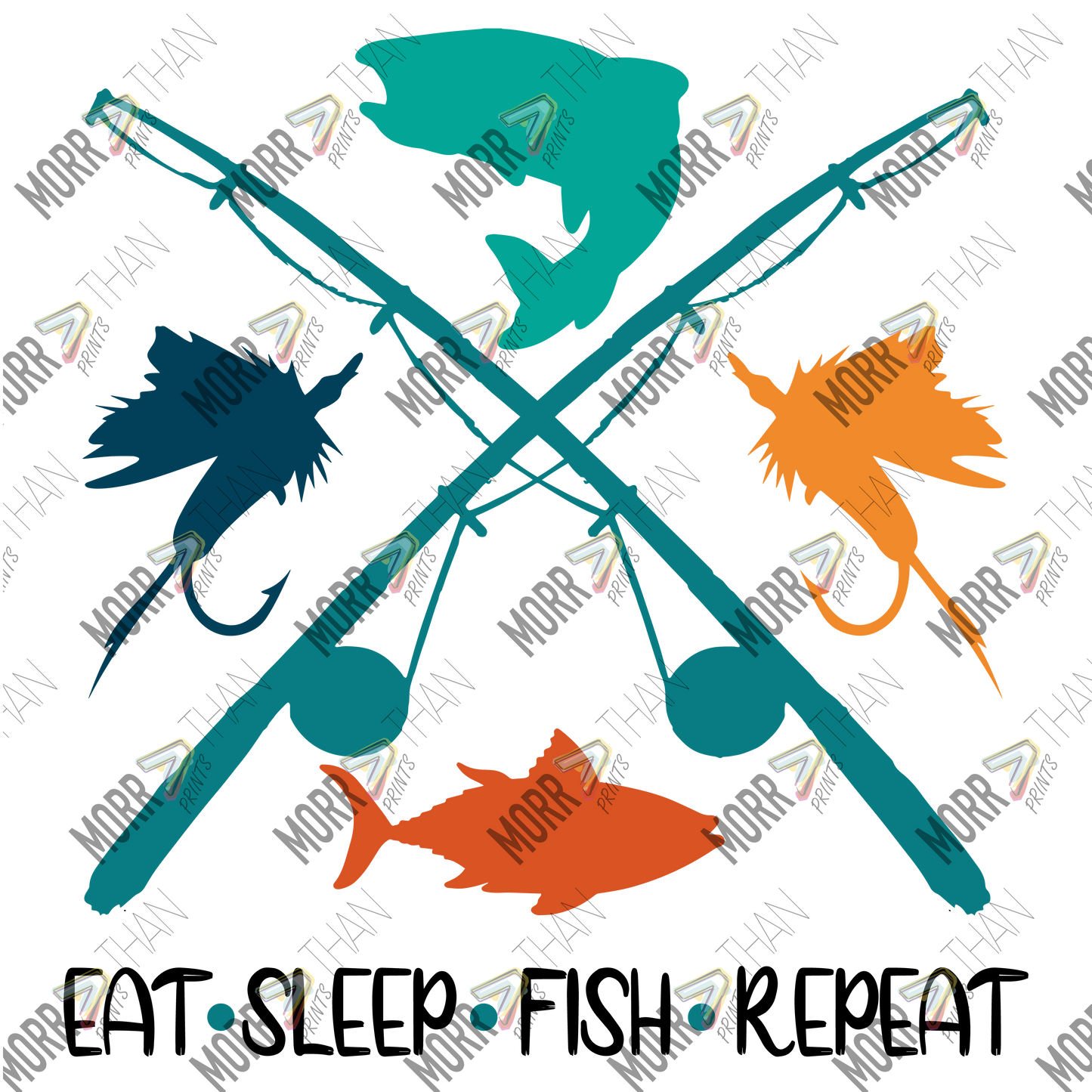 Eat Sleep Fish Repeat X