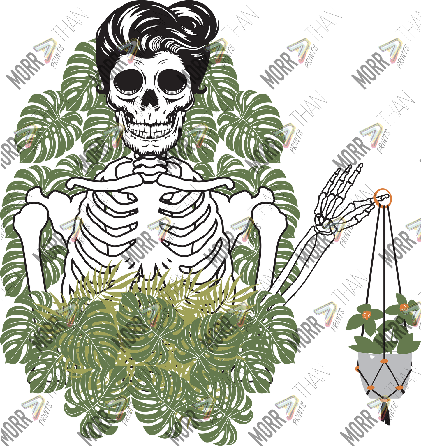 Monstera Skeleton Planter