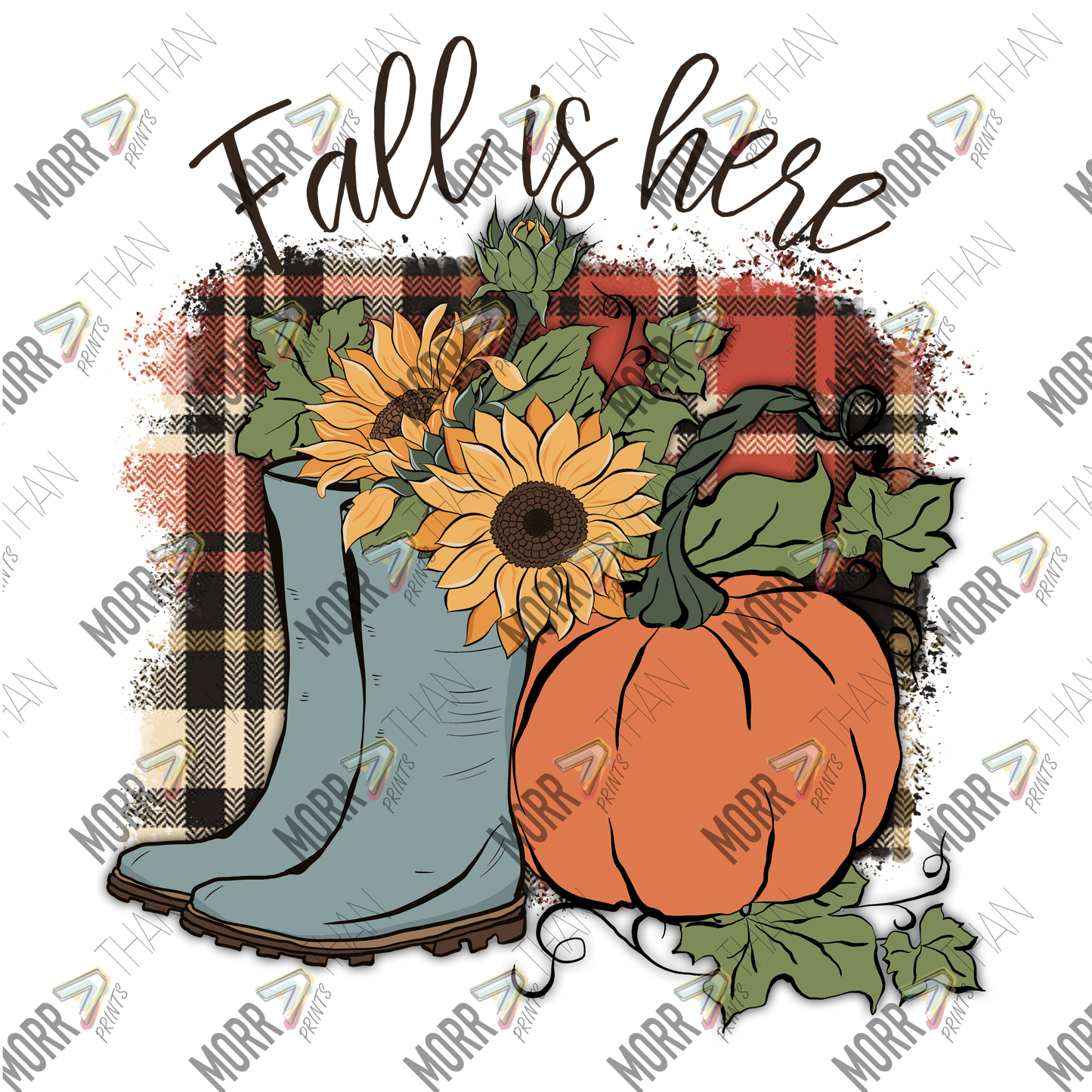 Fall Is Here Boots and Pumpkin