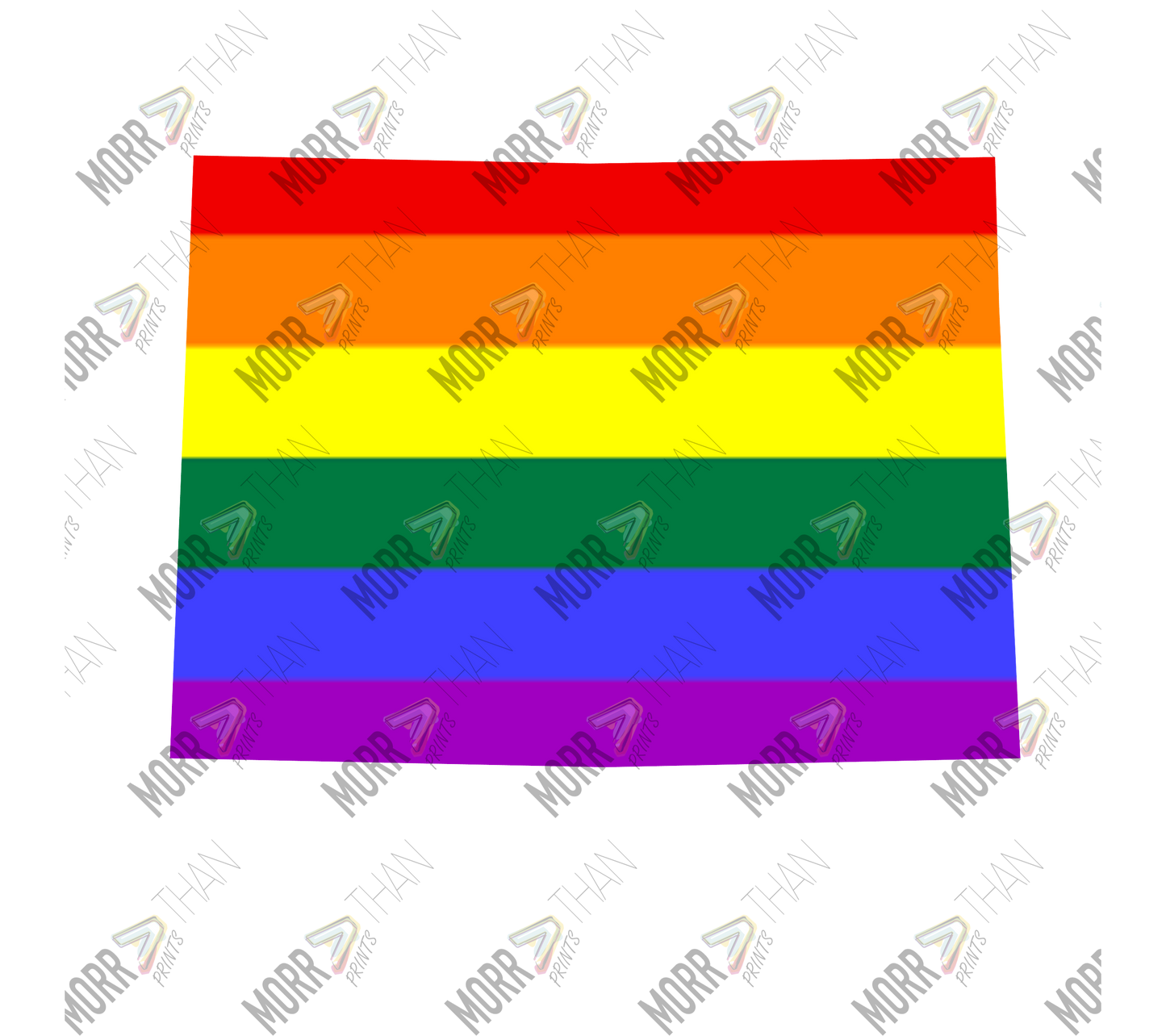 Colorado Pride State Outline