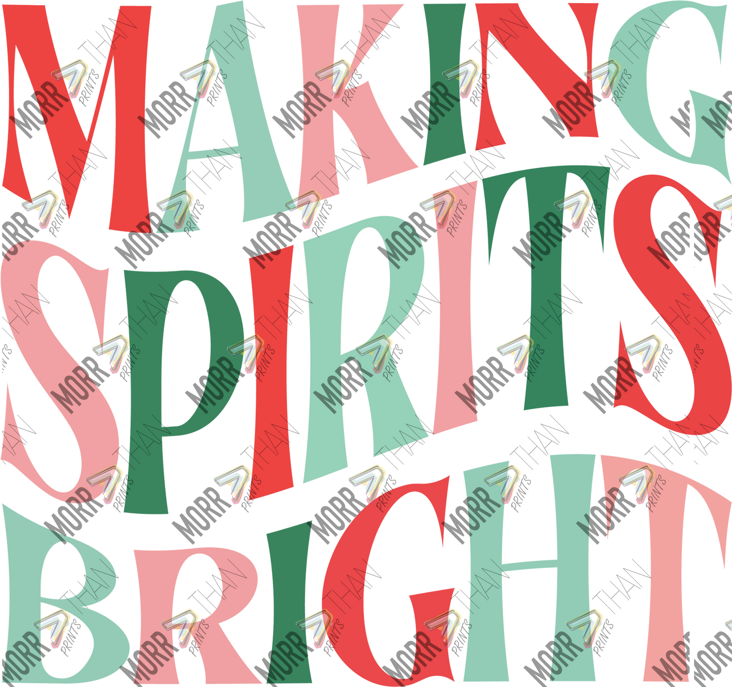 Making Spirits Bright Tall Wavy