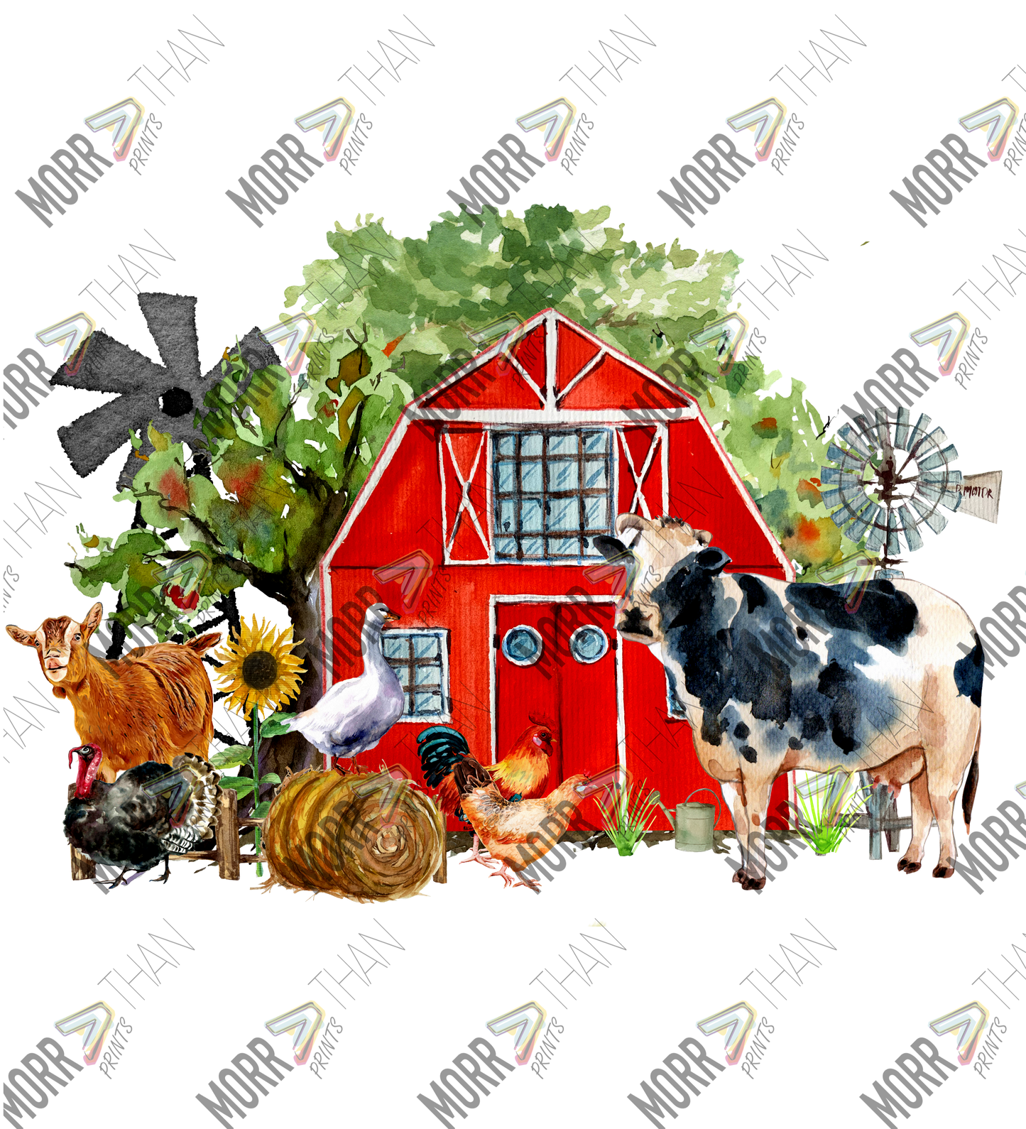 Barn With Farm Animals