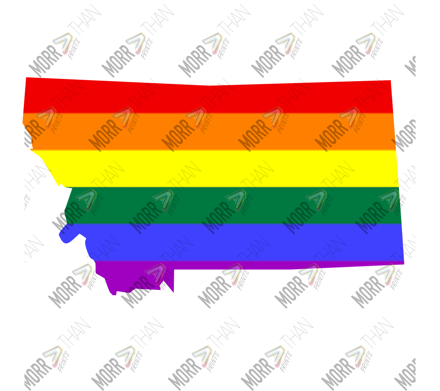 Montana Pride State Outline