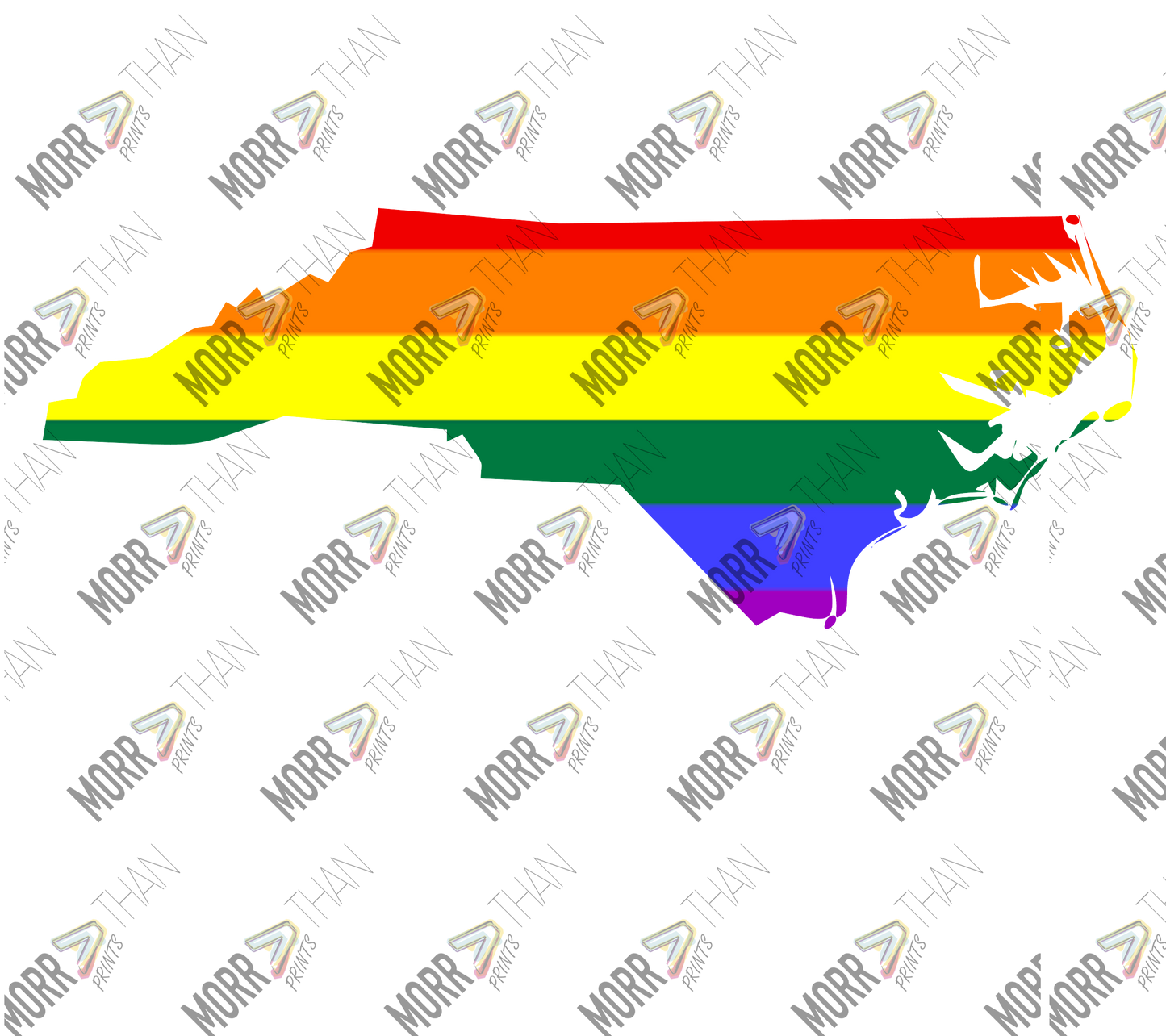 North Carolina Pride State Outline