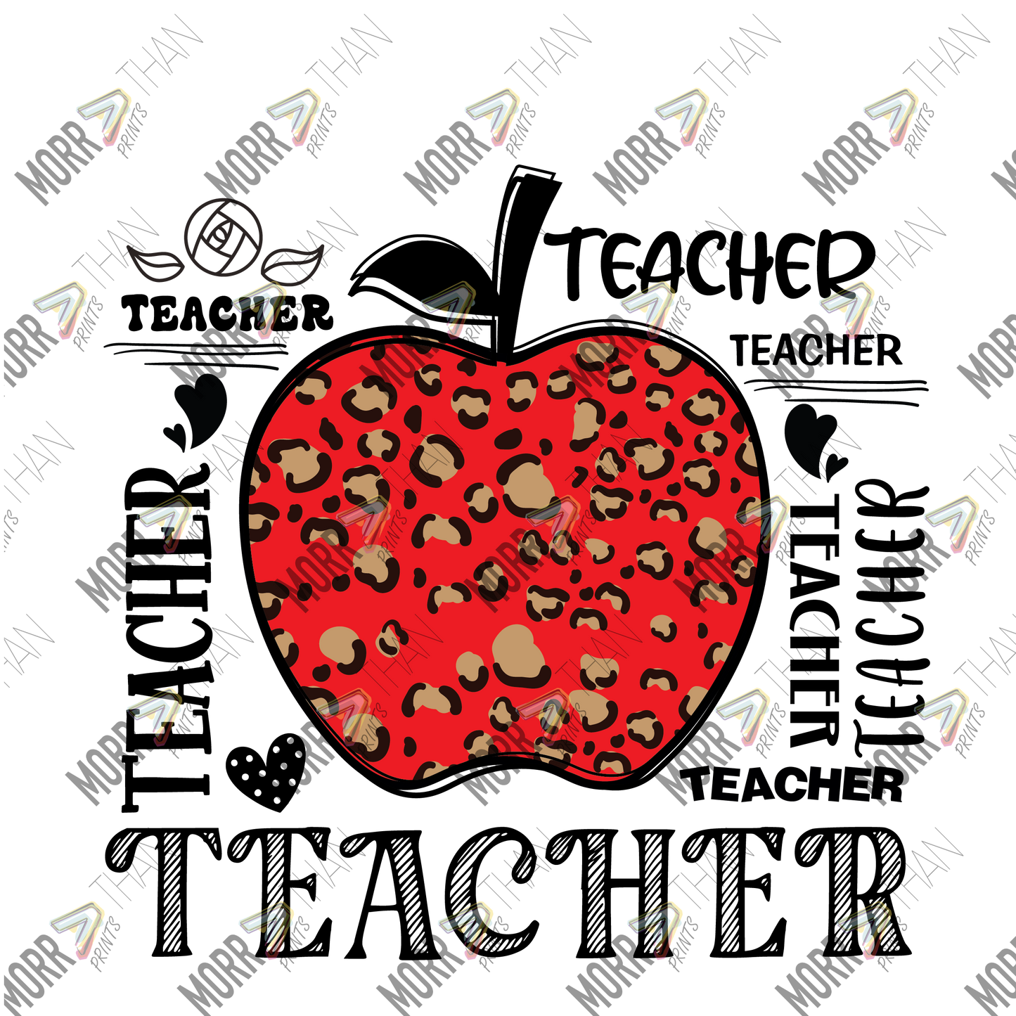 Teacher Apple Collage