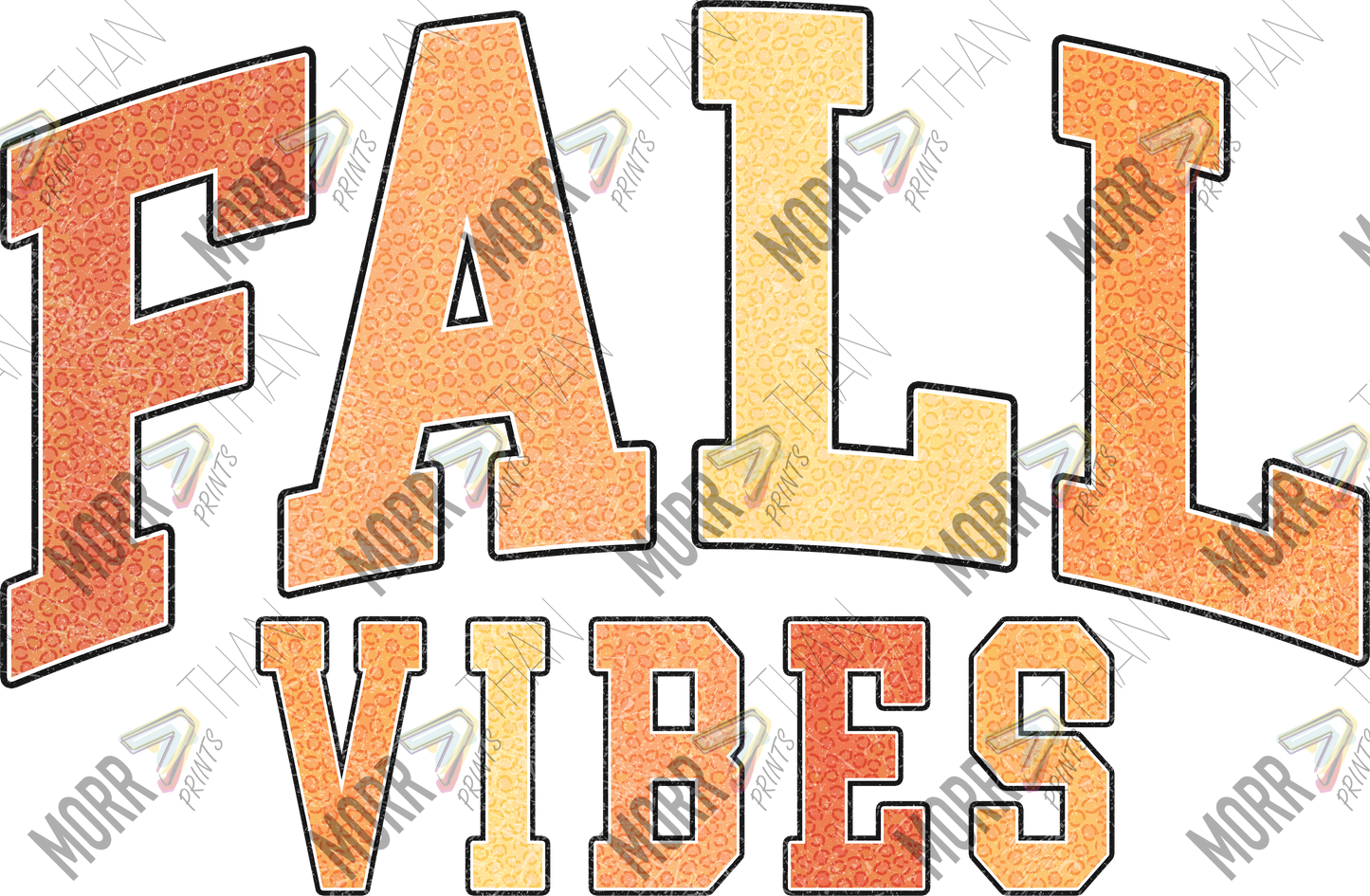 Fall Vibes Collegiate DTF Print
