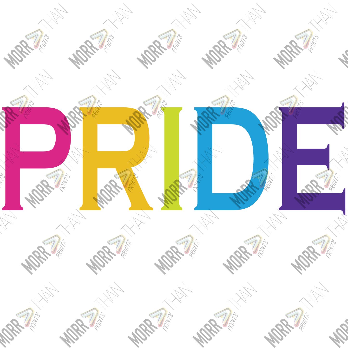 Pride Standard Lettering