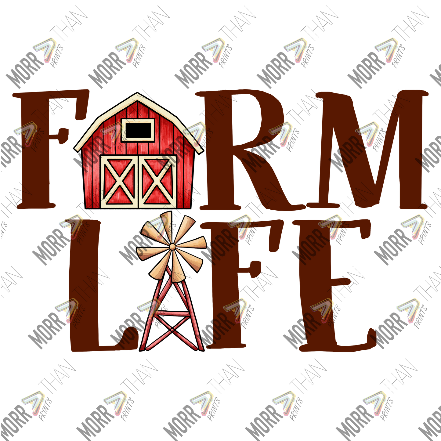 Farm Life Barn and Windmill