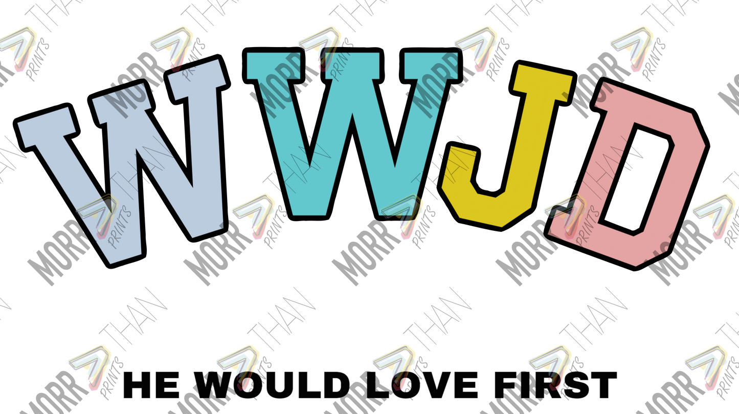 WWJD DTF Print