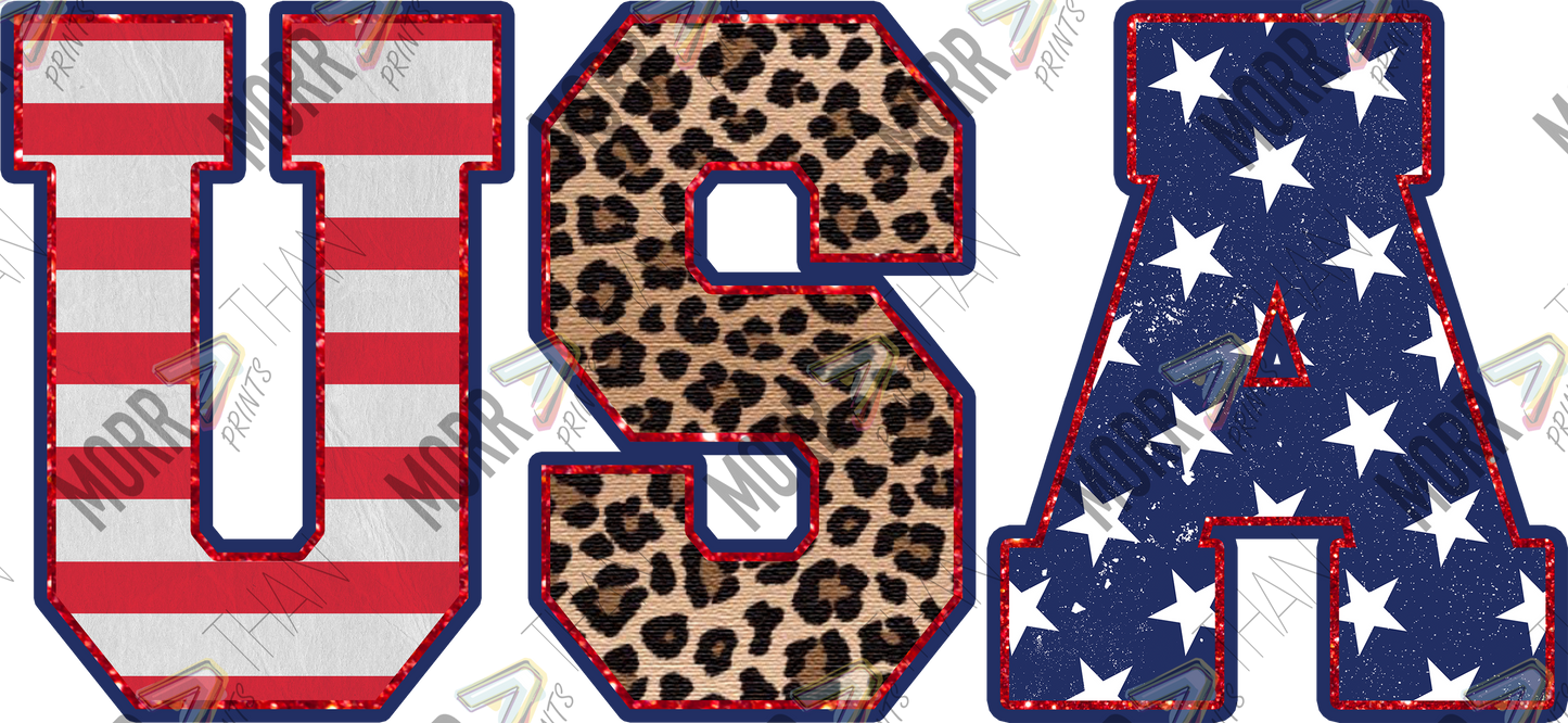 USA 4th of July DTF Print