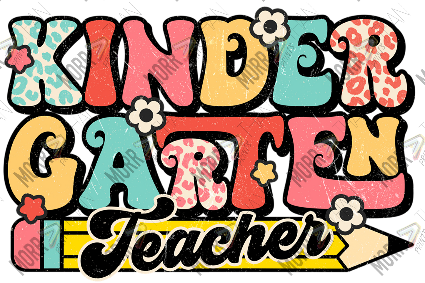 Kindergarten Teacher DTF Print