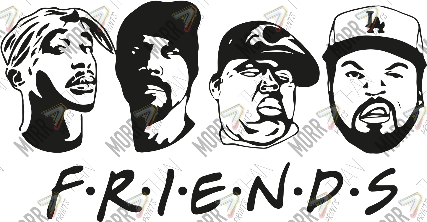 Hip Hop Friends DTF Print