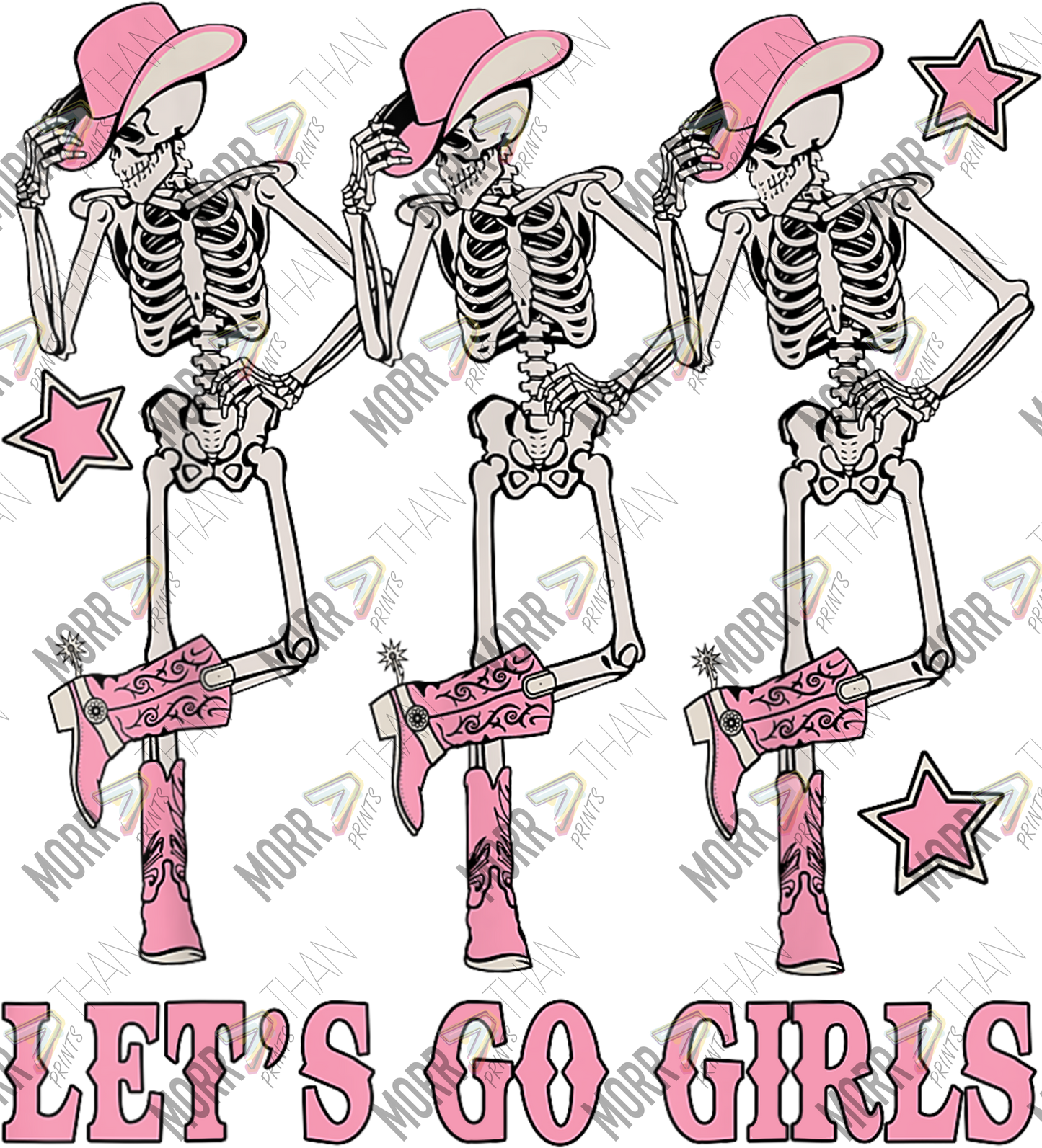 Lets Go Girls Skeletons
