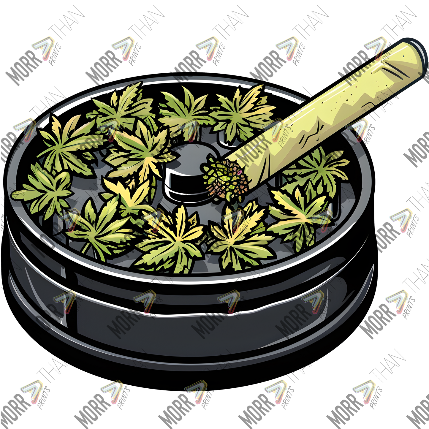 Marijuana Grinder and Joint