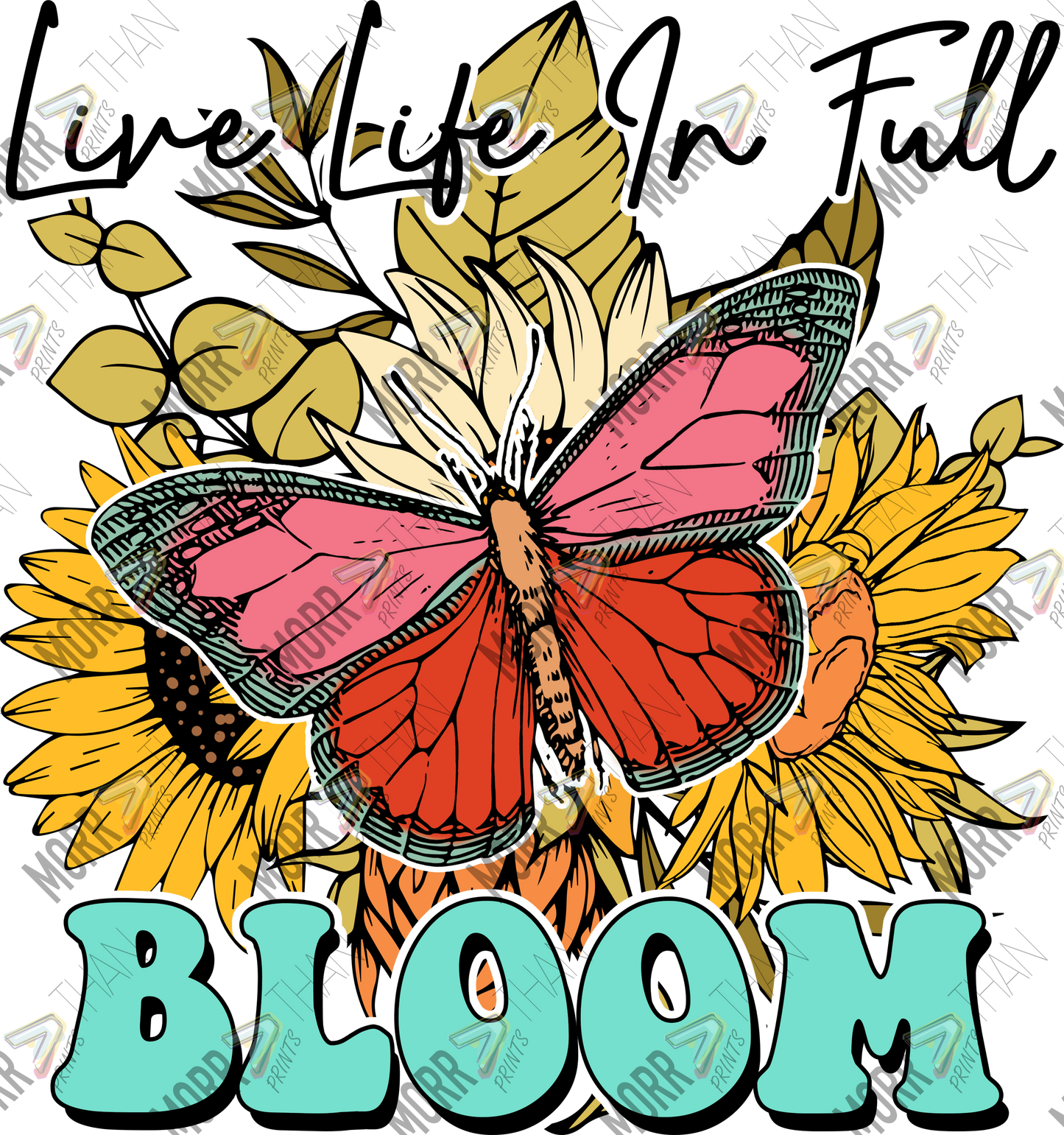 Love Life In Full Bloom Butterfly