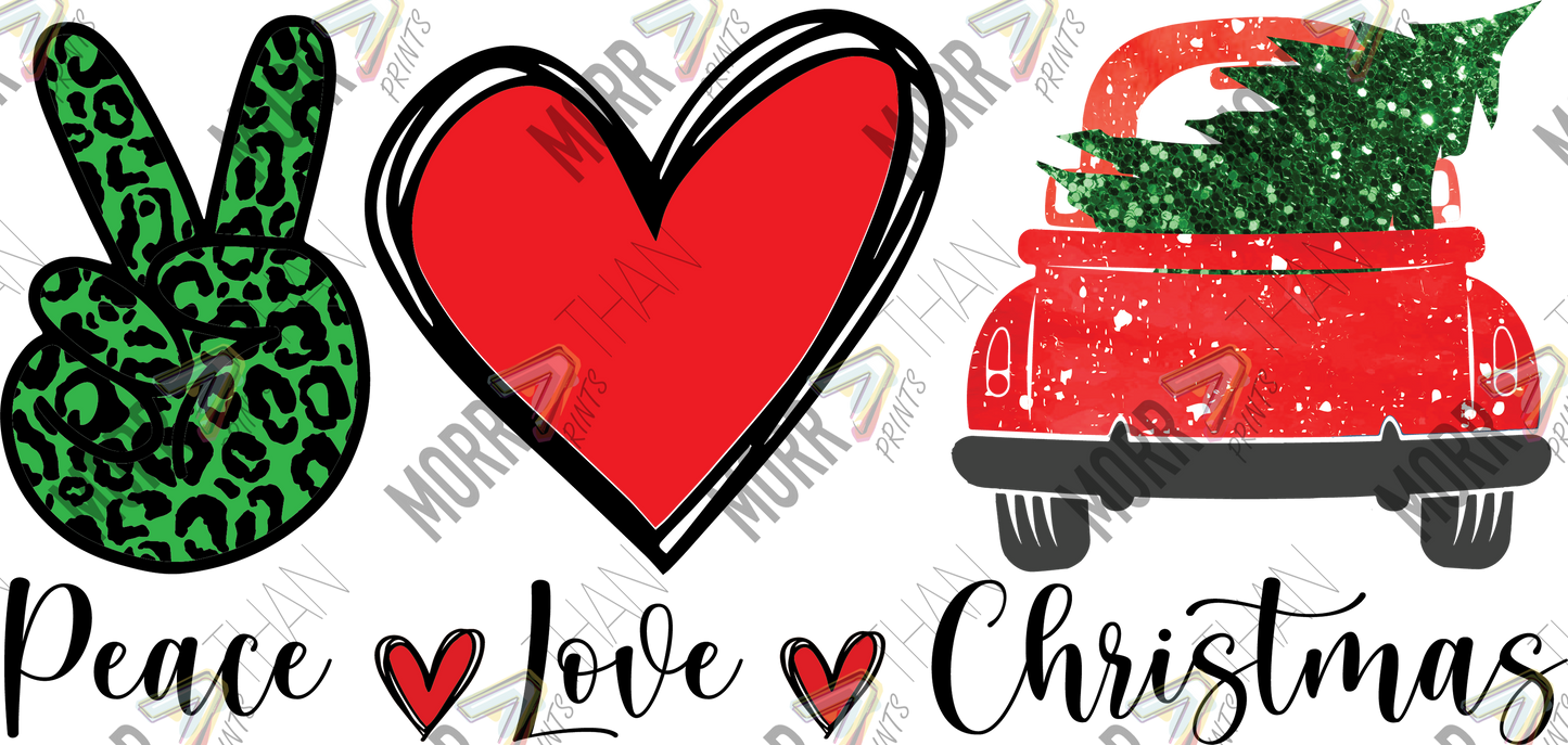 Peace Love and Christmas Truck
