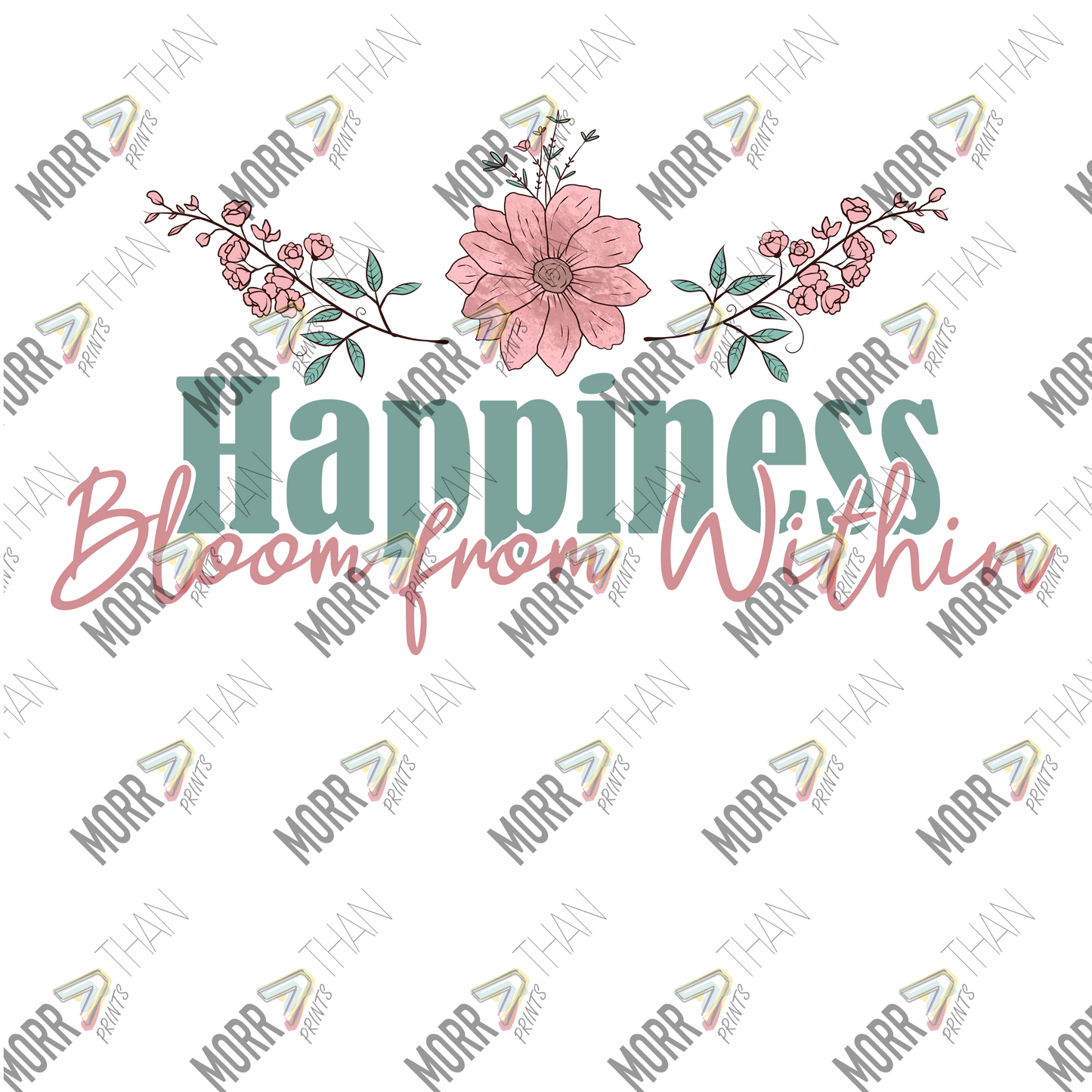 Happiness Blooms From Within Pink Flower